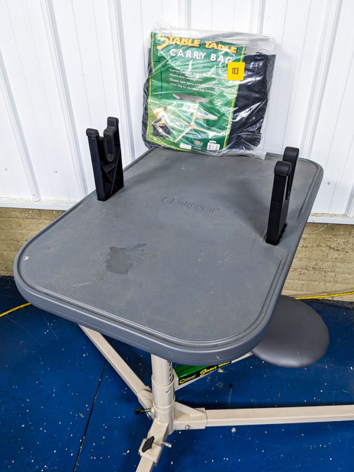 113. Caldwell Stable Table Shooting Stand w/ Camping Bag - Image 5