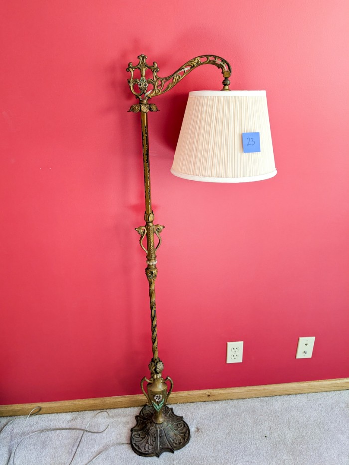 23. 58" Antique Floor Lamp