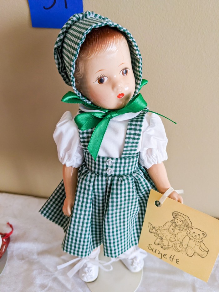 37. (2) 12" Antique Dolls - Image 4