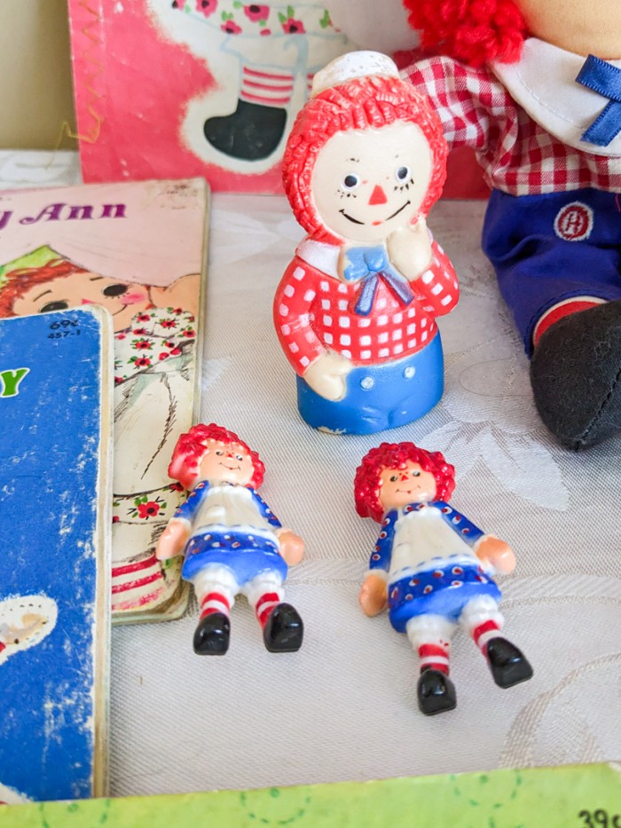 40. Raggedy Ann Dolls, Books + Collectibles - Image 6