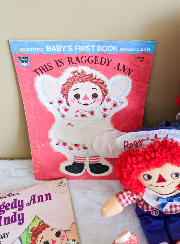 40. Raggedy Ann Dolls, Books + Collectibles - Image 3