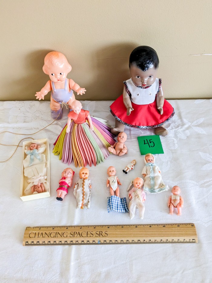 44. (11) Vintage Dolls - Image 5