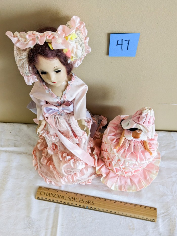 47. (2) Vintage Dolls - Image 3