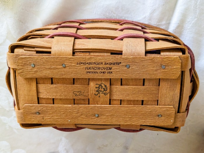 58. (3) Longaberger Baskets - Image 8