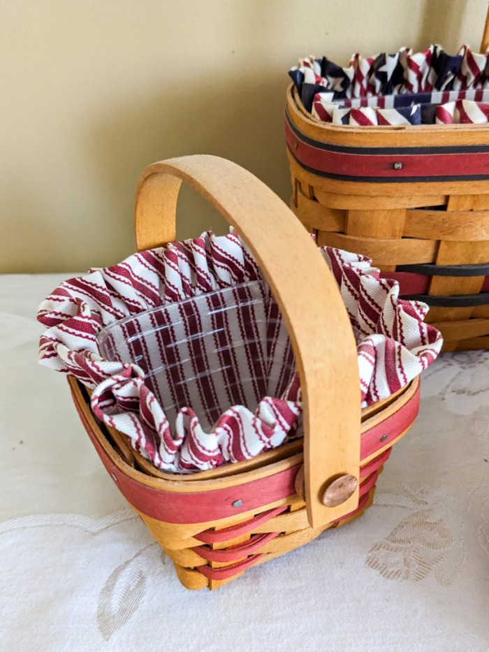 58. (3) Longaberger Baskets - Image 7