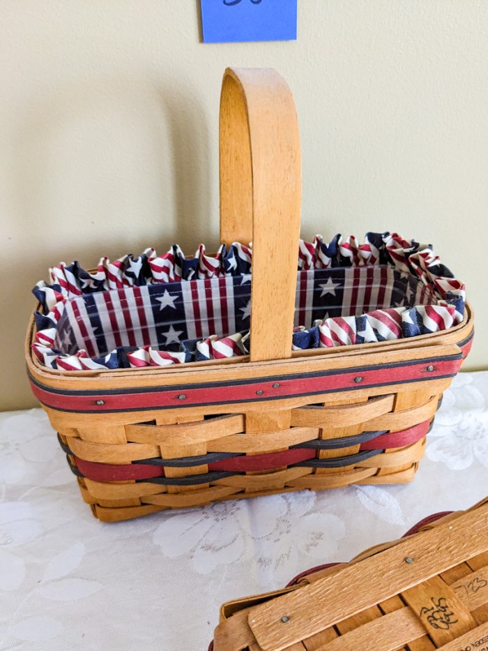 58. (3) Longaberger Baskets - Image 5