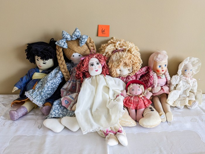 61. (7) Soft Dolls