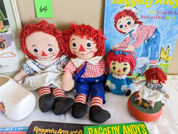 64. Raggedy Ann Dolls, Books, Art + Collectibles - Image 4