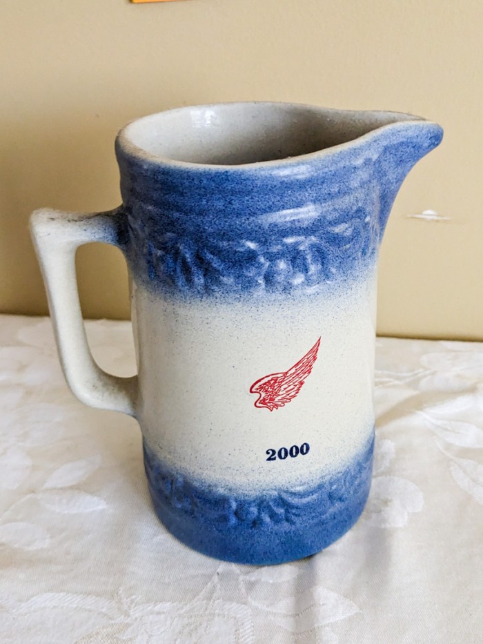 66. (3) Redwing "Home" Stoneware Pitchers - Image 6