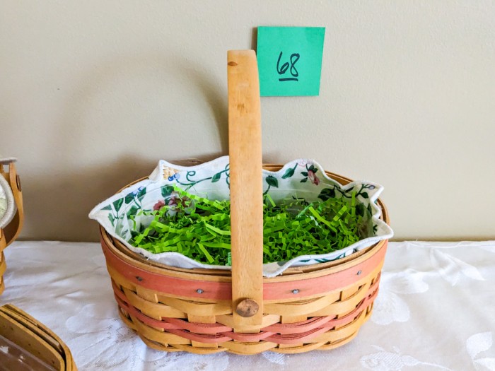 68. (3) Longaberger Baskets - Image 5