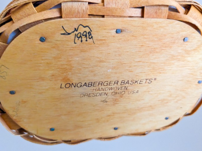 68. (3) Longaberger Baskets - Image 3