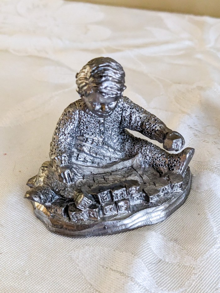 74. (6) Pewter Figurines - Image 2