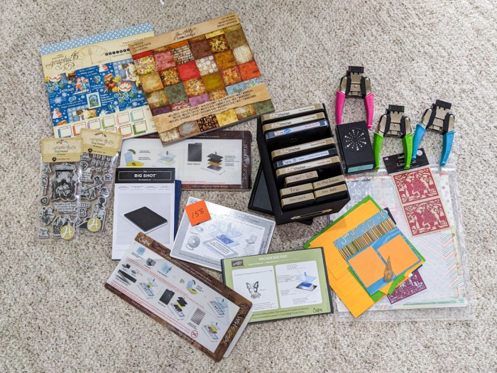 158. Sizzix Supplies + Scrapbooking Supplies