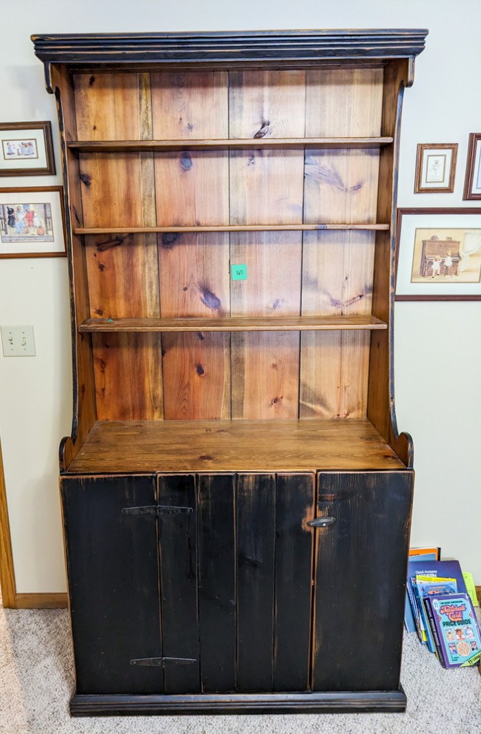 167. Bookcase w/ Storage