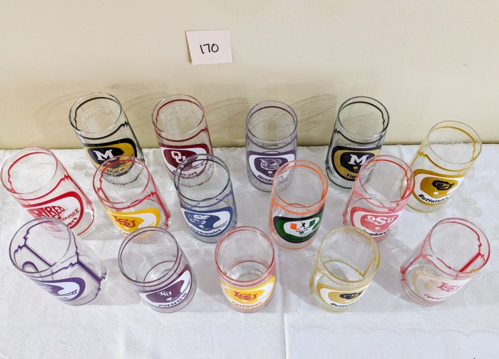 170. (15) Football Tumblers - Image 3