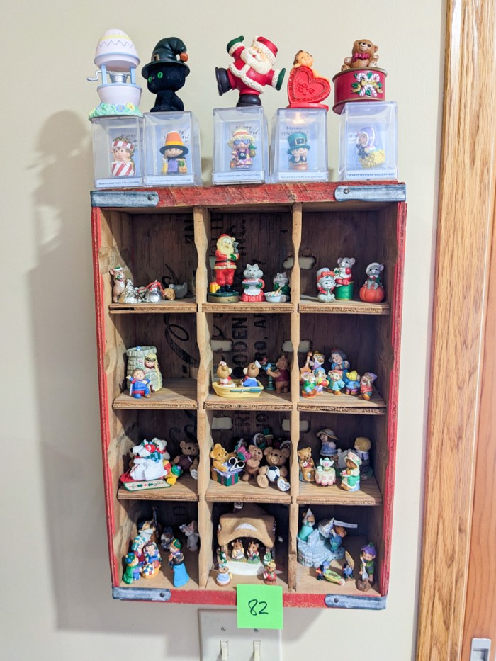 82. Coca Cola Crate + Holiday Miniatures Collectibles