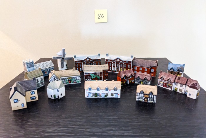 85. Miniature Wade Buildings from England