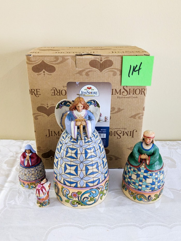 114. Jim Shore Nativity Nesting Dolls