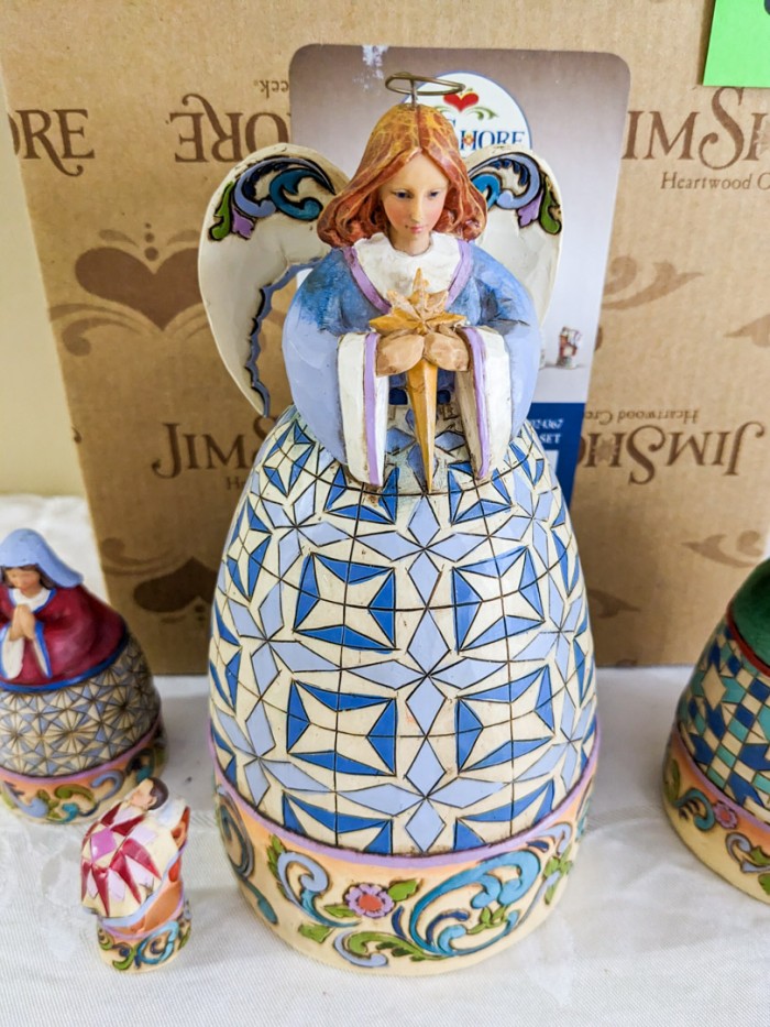 114. Jim Shore Nativity Nesting Dolls - Image 2