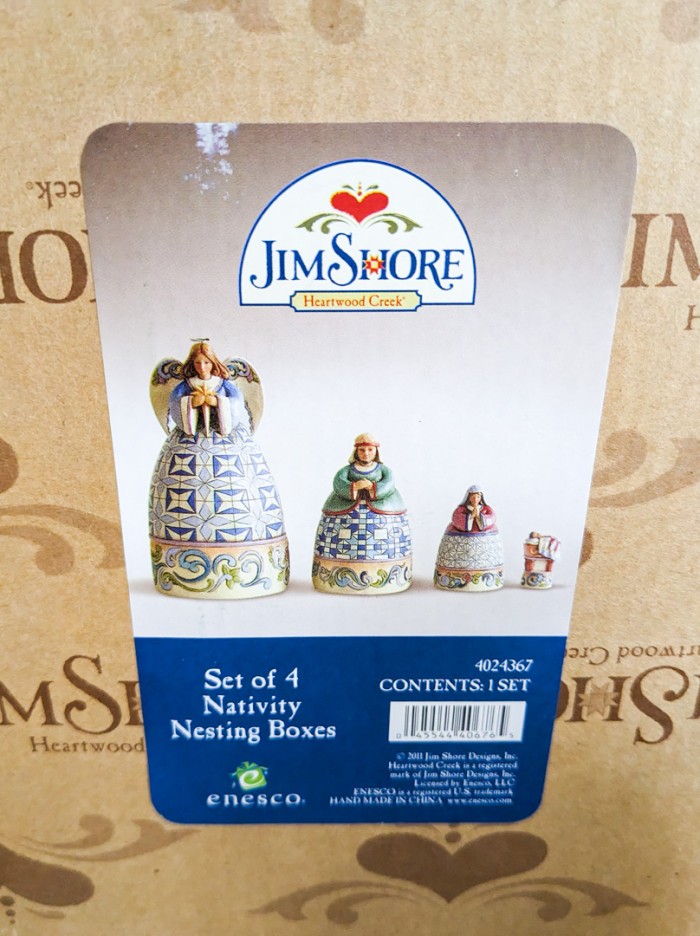 114. Jim Shore Nativity Nesting Dolls - Image 5