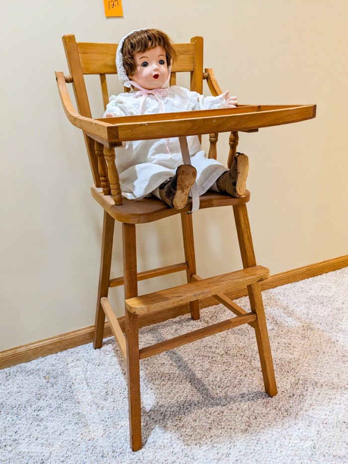 127. Highchair w/ Doll - Image 4