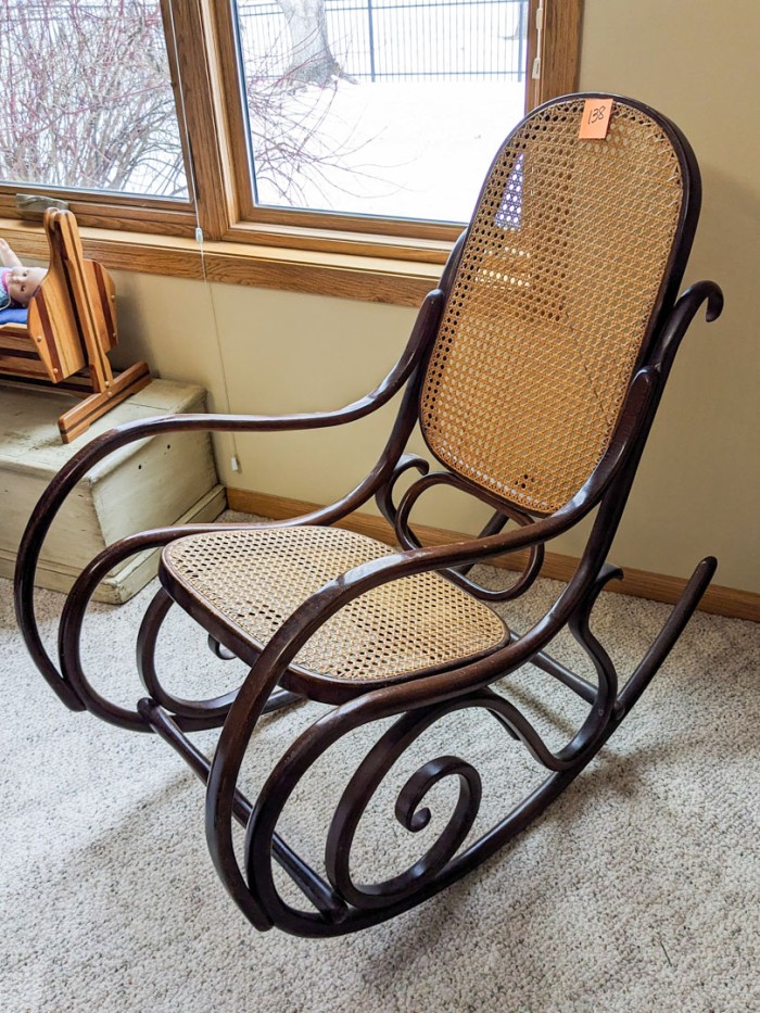 138. Bentwood Rocker - Image 2