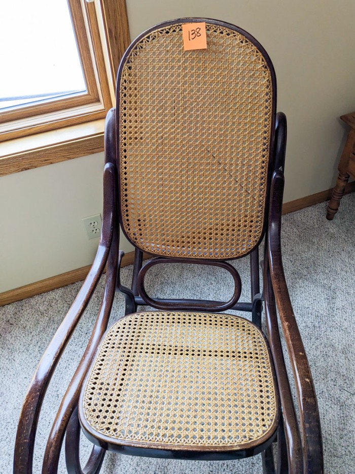 138. Bentwood Rocker - Image 3