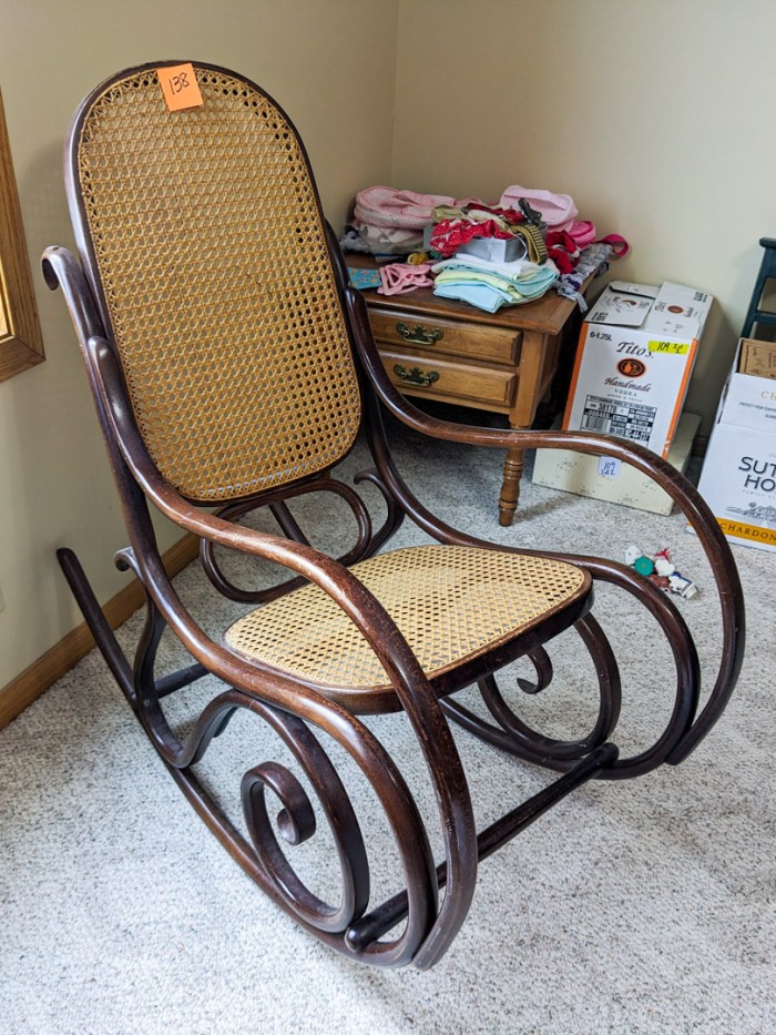 138. Bentwood Rocker - Image 4