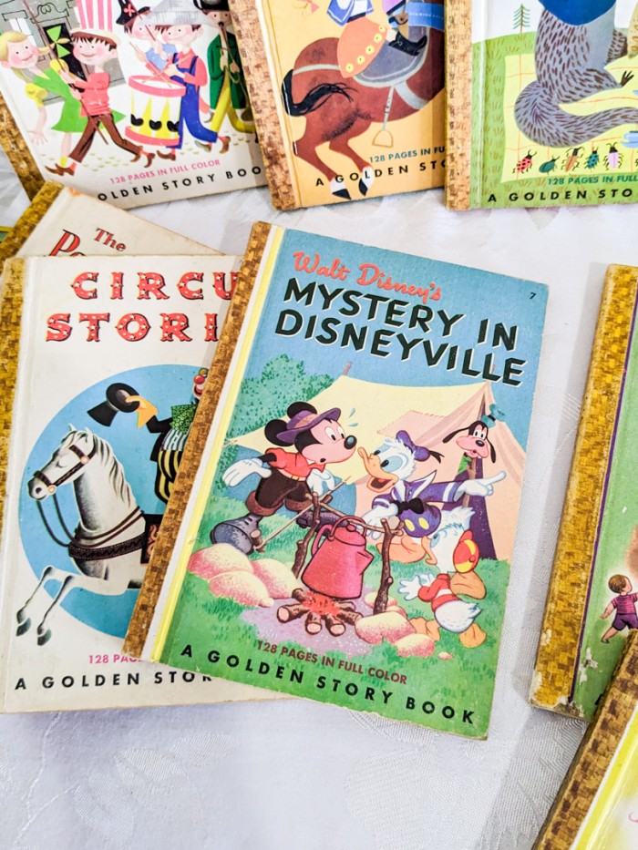 150. (16) Vintage Walt Disney Golden Story Books - Image 5