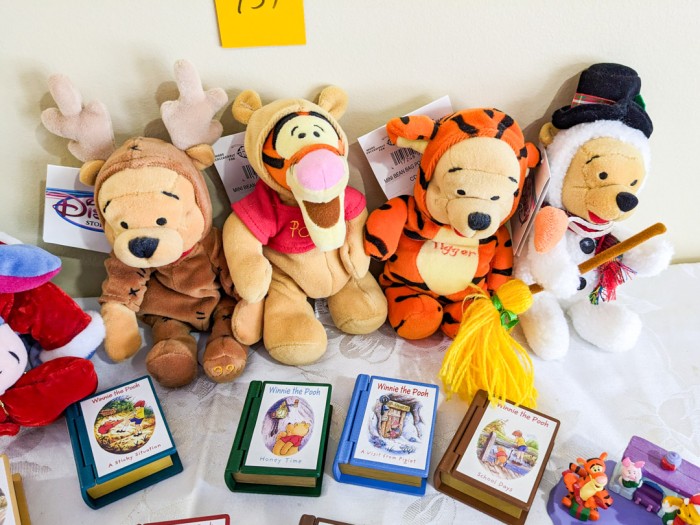 151. Pooh Ornaments + Stuffed Animals - Image 2