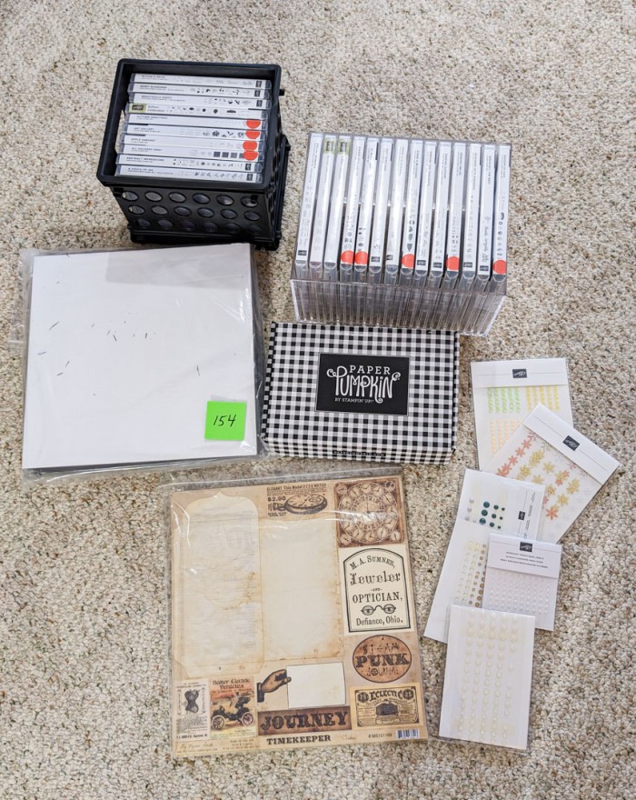 154. Stampin Up Stamps + Supplies