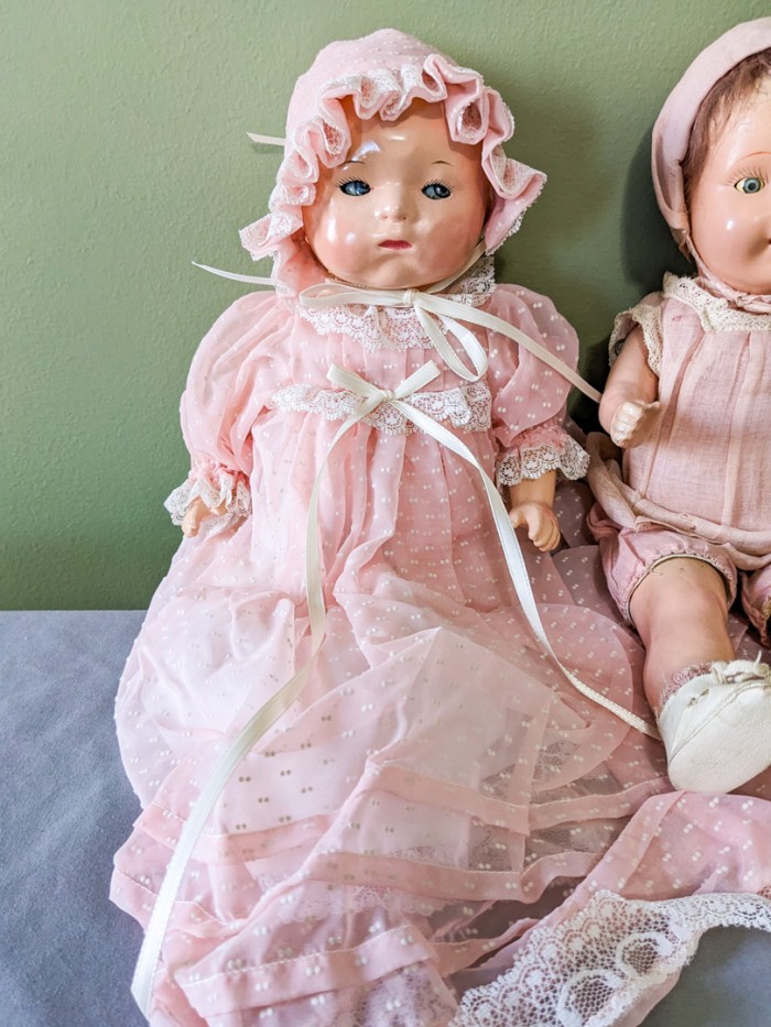 204. (2) Antique Dolls - Image 4