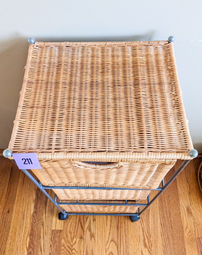 211. 3-Basket Storage Cart - Image 2