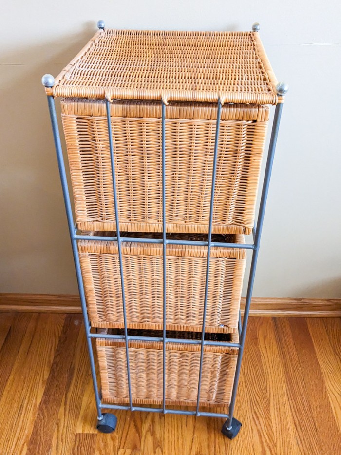 211. 3-Basket Storage Cart - Image 3