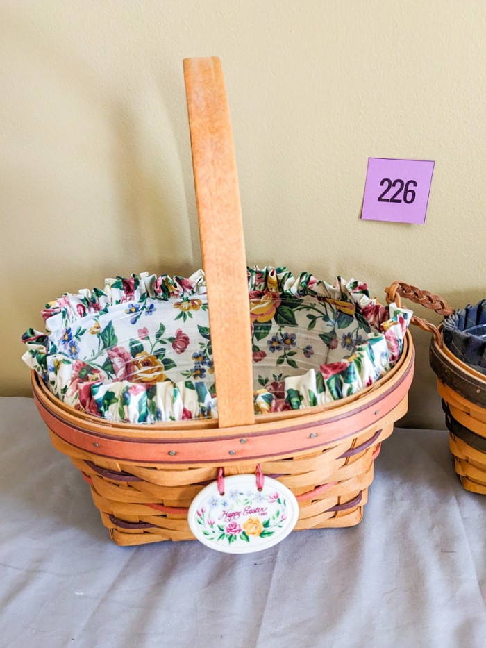 226. (2) Longaberger Baskets - Image 2