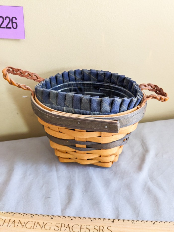 226. (2) Longaberger Baskets - Image 5