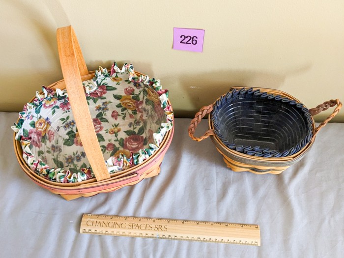 226. (2) Longaberger Baskets - Image 3