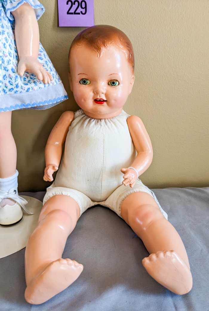 229. (2) Antique Dolls - Image 2