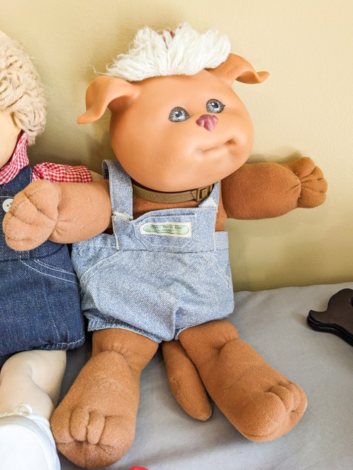 233. (5) Cabbage Patch Dolls, Animals + Accessories - Image 6