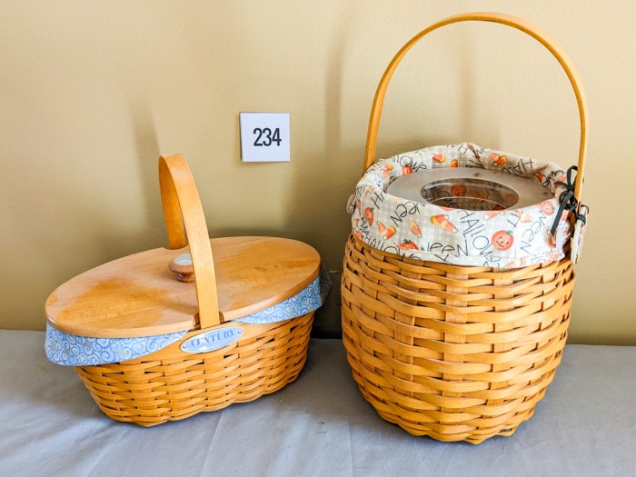 234. (2) Longaberger Baskets