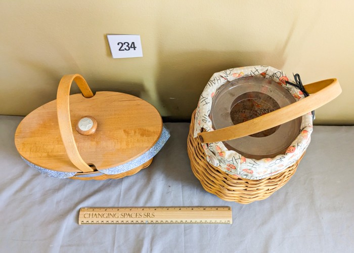 234. (2) Longaberger Baskets - Image 3