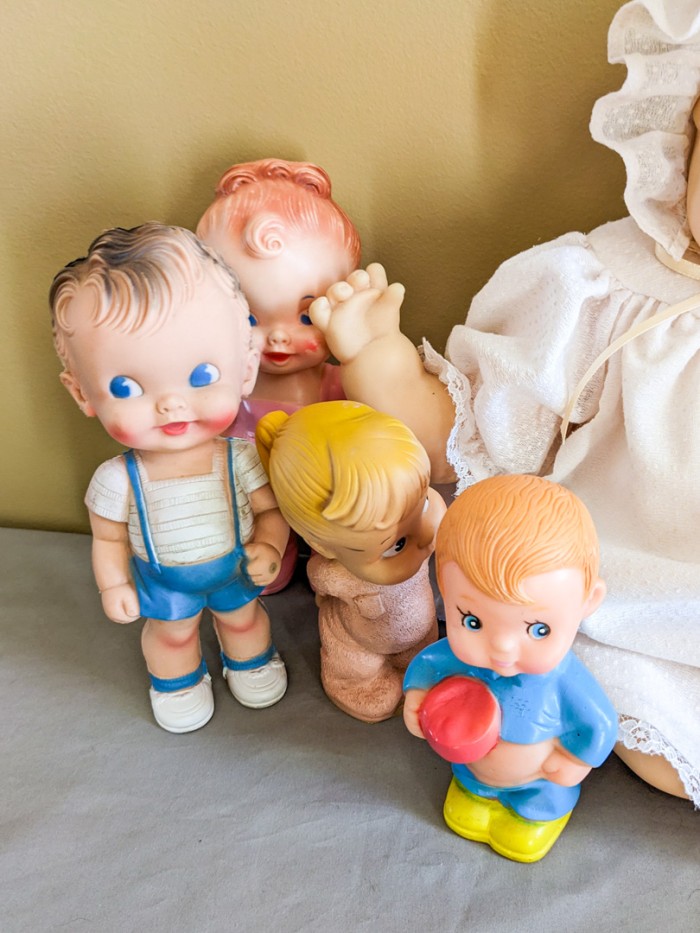 236. (9) Vintage Dolls - Image 2