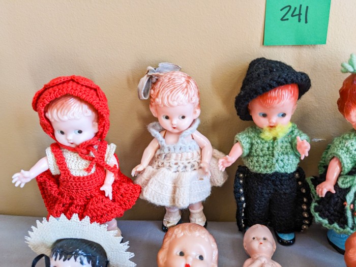 241. (14) Vintage Dolls - Image 2