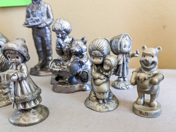 245. (10) Pewter Figurines - Image 2