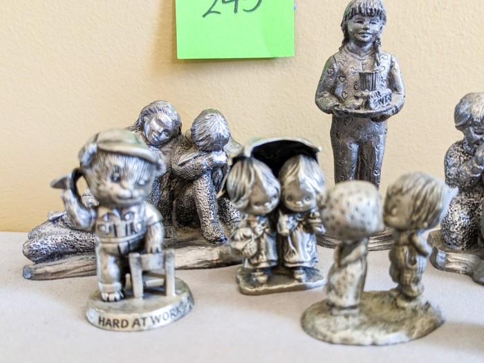 245. (10) Pewter Figurines - Image 6