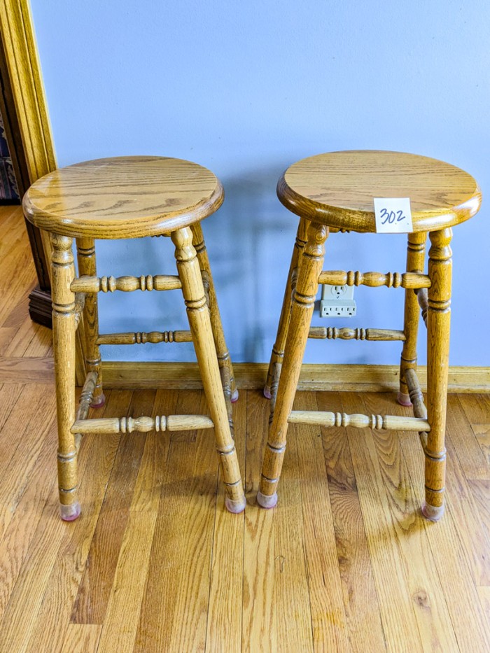 302. (2) Barstools