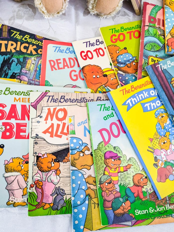 321. (30+) Berenstain Bears Books + (2) Teddy Bears - Image 5