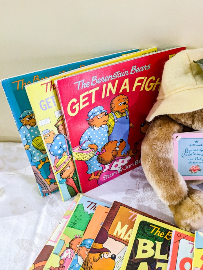 321. (30+) Berenstain Bears Books + (2) Teddy Bears - Image 3