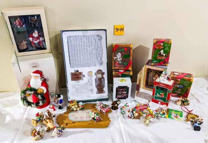 344. Hallmark + Enesco Holiday Ornaments + Decor