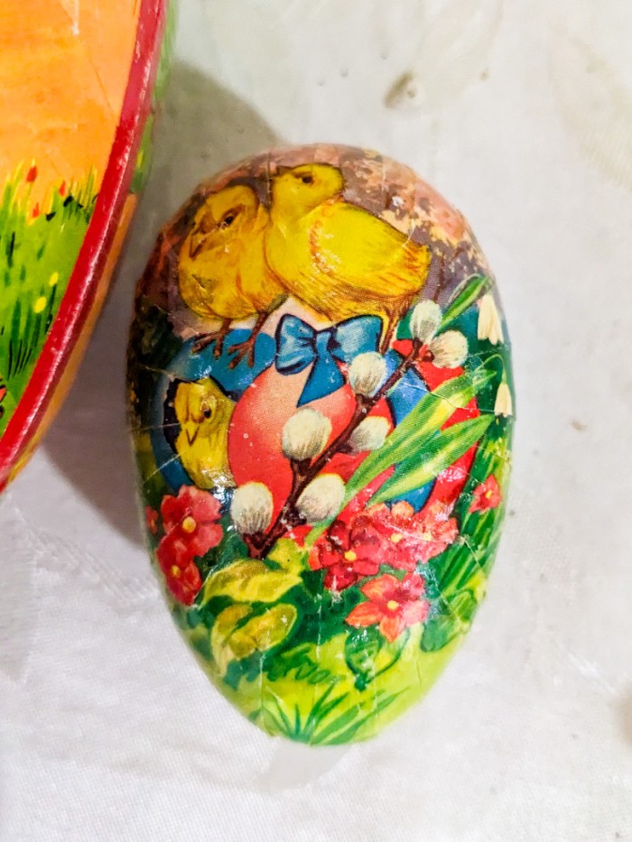 352. (3) Vintage Easter Eggs + Duck - Image 3